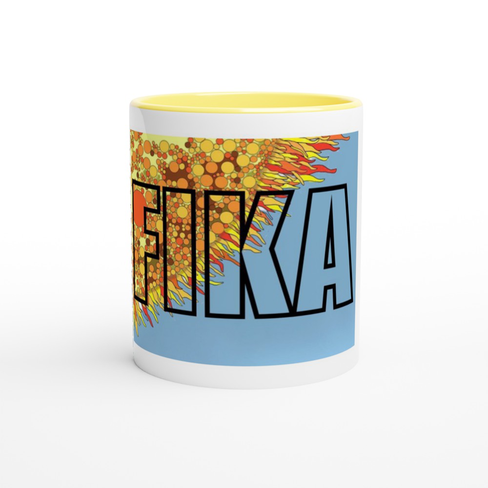 Fika To Go Mug White — The Sweden Shop